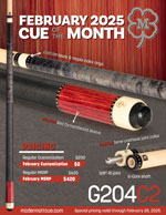 G204C2 February 2025 Cue of the Month flyer